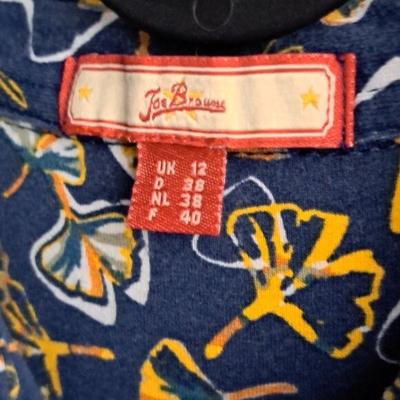 Joe Browns Blue + Yellow Mid Sleeve Dress - Picture 3 of 3